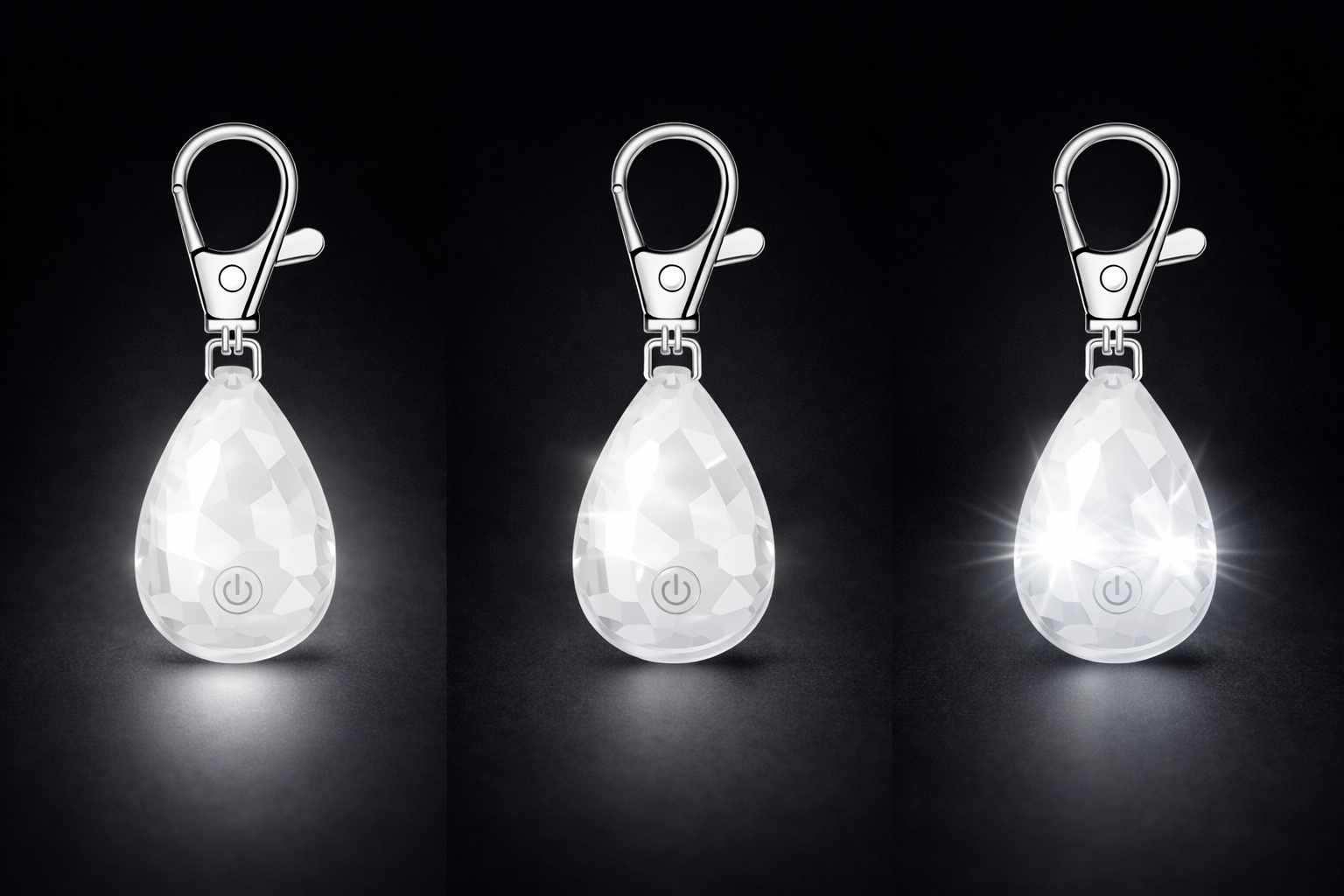 🐾 Pendentif LED Lumineux pour Chien