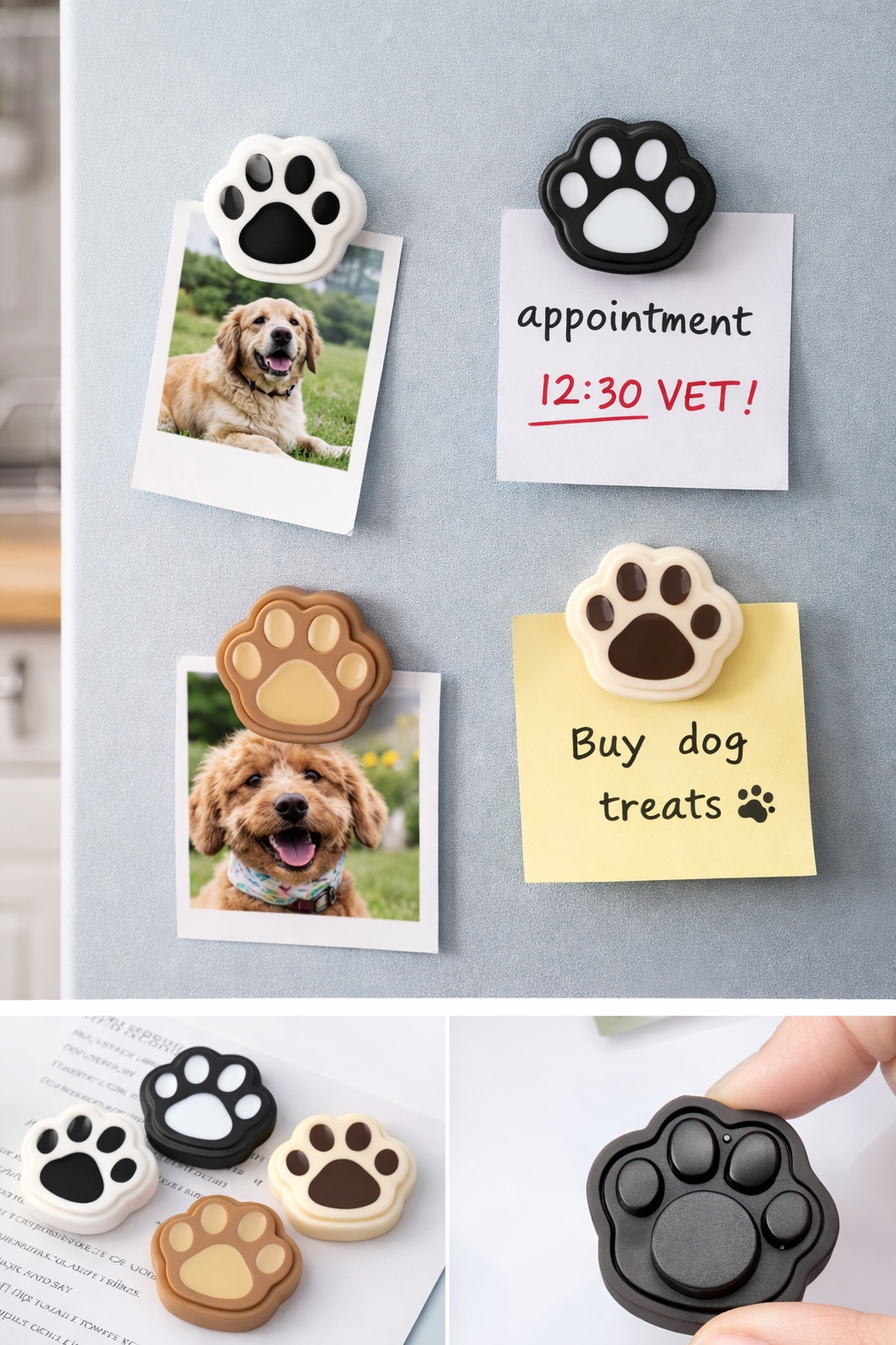 🐾 Aimants Décoratifs Patte de Chien