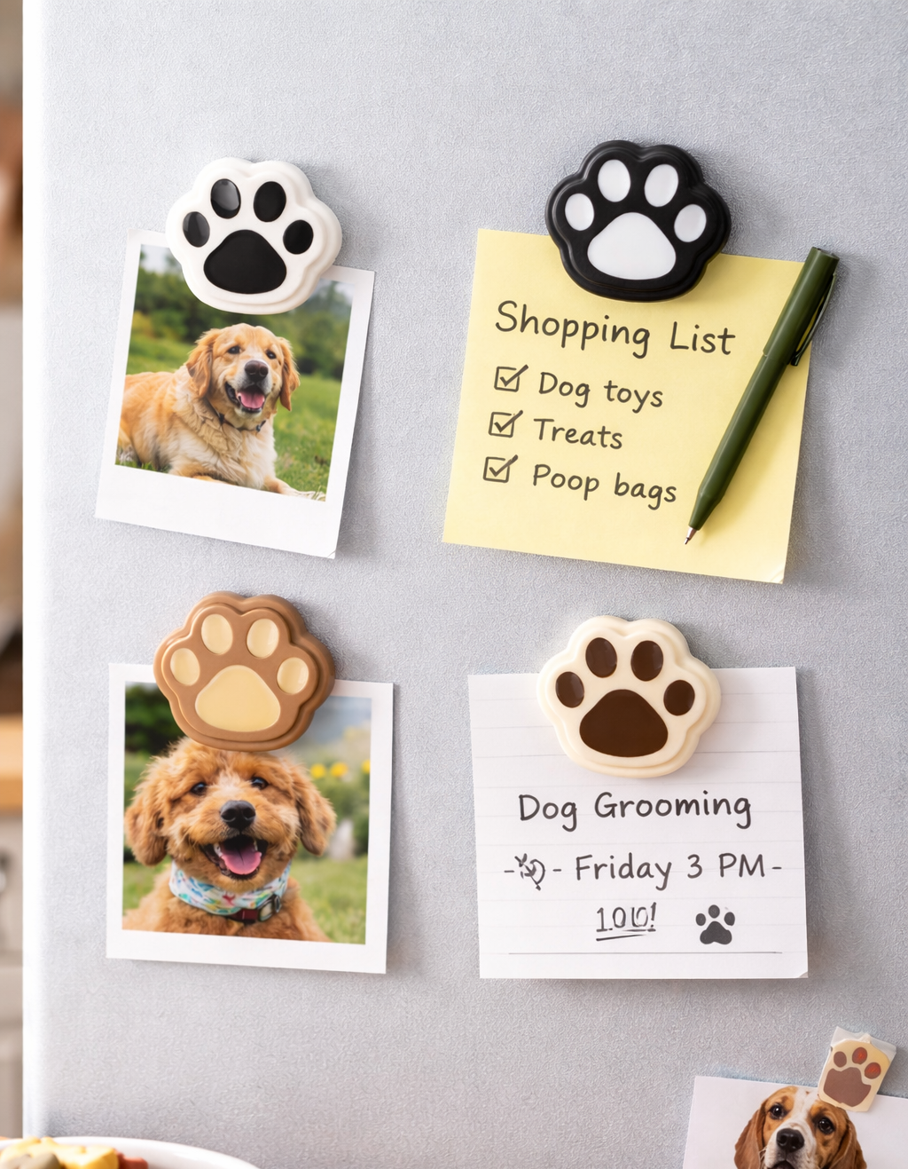 🐾 Aimants Décoratifs Patte de Chien