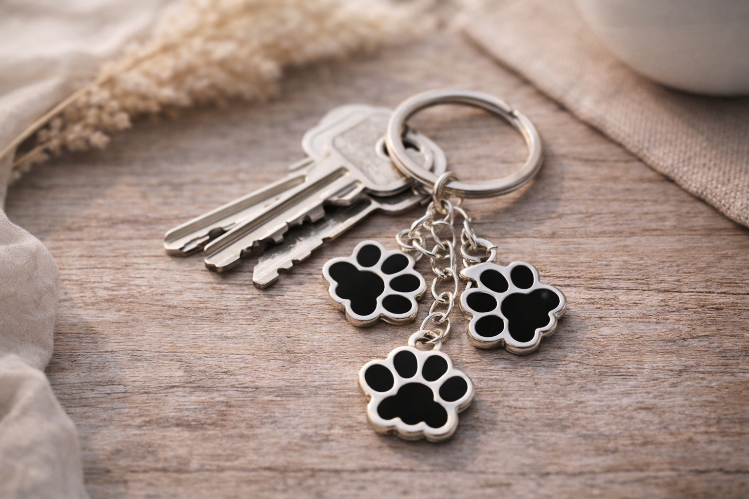 🐾 Porte-clés Empreintes