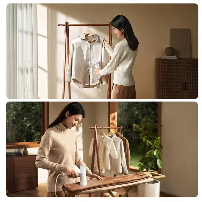 MIJIA Handheld Garment Steamer 2 Iron Home Electric Steam Cleaner Portable Foldable Mite Removal Flat Ironing Machine